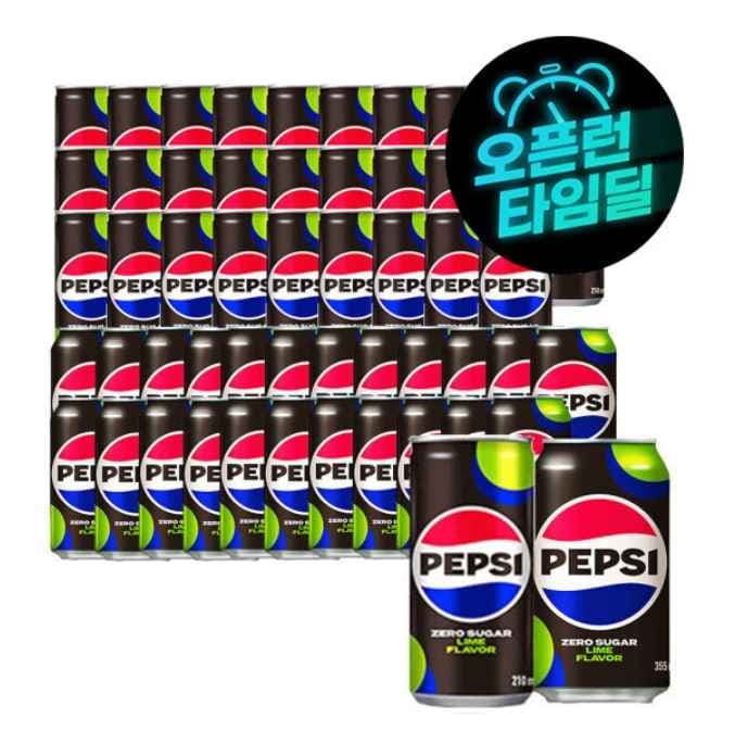 펩시콜라 제로라임 210mlx30캔+355ml 24캔 23,900원