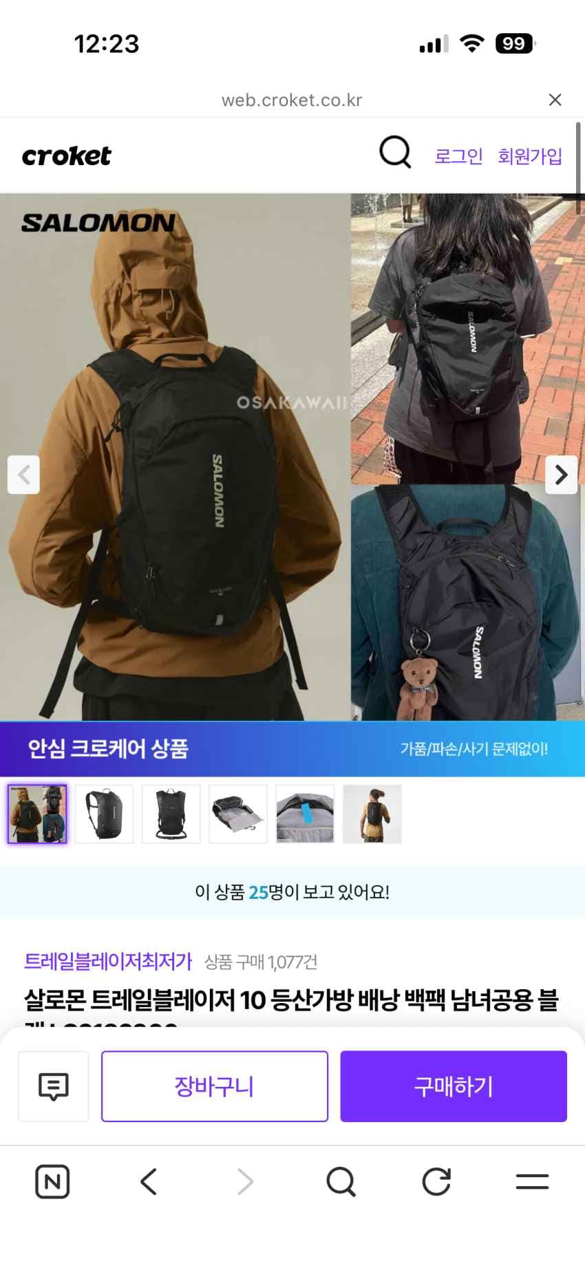 살로몬 트레일 블레이즈 10 무배 79,800원