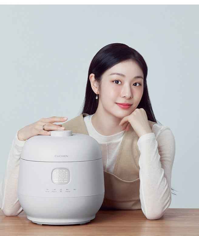 쿠첸 브레인 풀스텐 듀얼프레셔 6인 IH압력밥솥 퓨어화이트 CRH-TWS0610MW