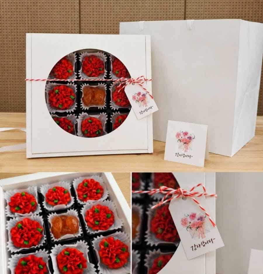 카네이션 금귤 앙금 답례품+네페 10,000원 (33,900원/무배)