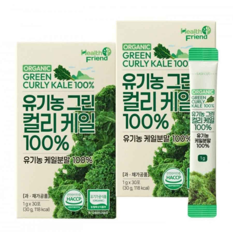 유기농 그린 컬리케일 100% 30포 x 2박스 (13,110원/무료)