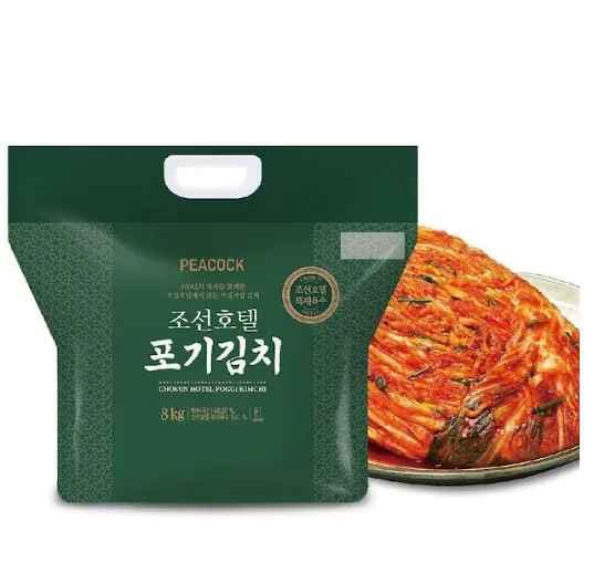 조선호텔 포기김치 8kg (52,396원/무료)