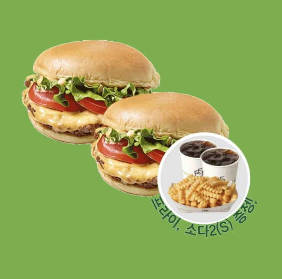 쉐이크쉑 Shack 베스트 세트 (18,400원/무료) 삼카 17,480원