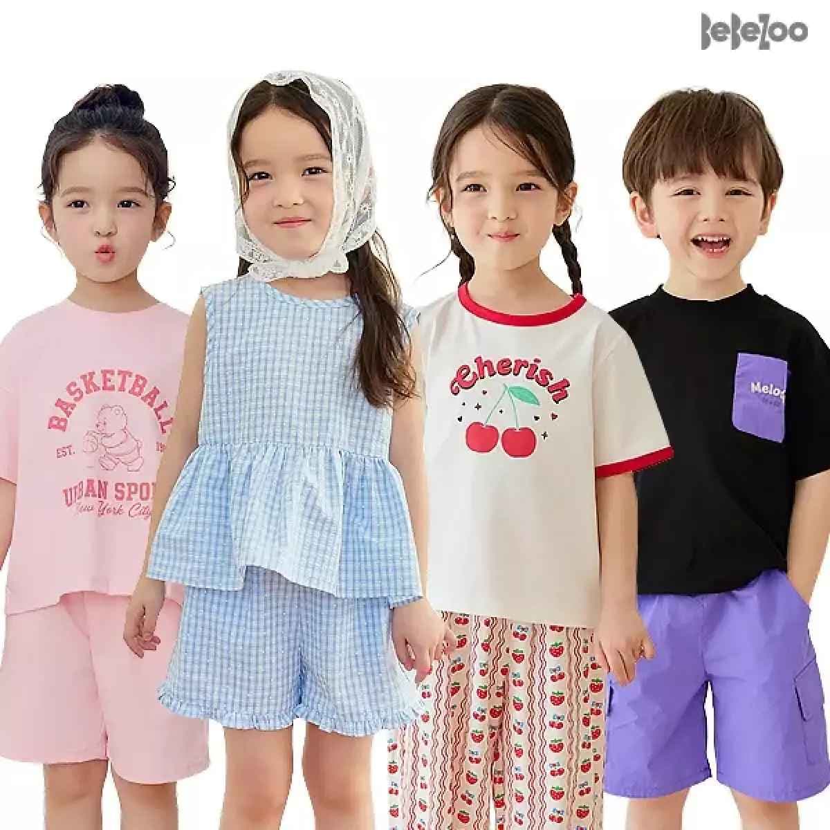베베쥬 아동복 핫써머 티셔츠/팬츠/상하복