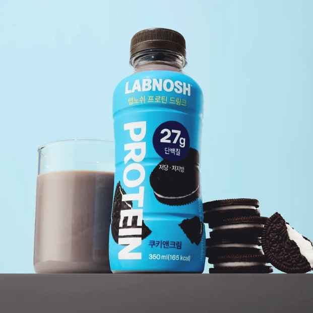 랩노쉬 프로틴 드링크, 쿠키앤크림, 350ml, 24개