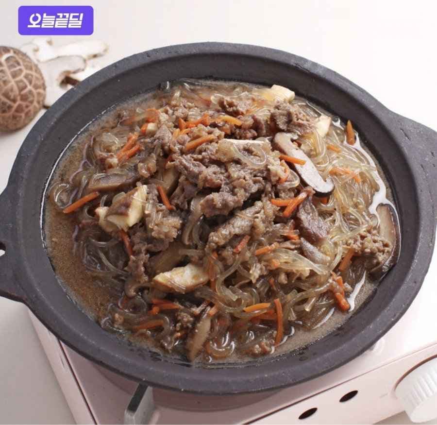소불고기잡채/갈비탕 1팩 (4,500원/무료)