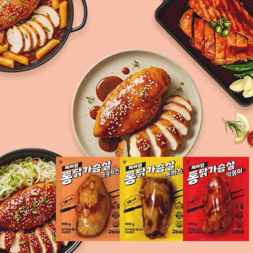 제이닭 통닭가슴살, 30개, 33,900원