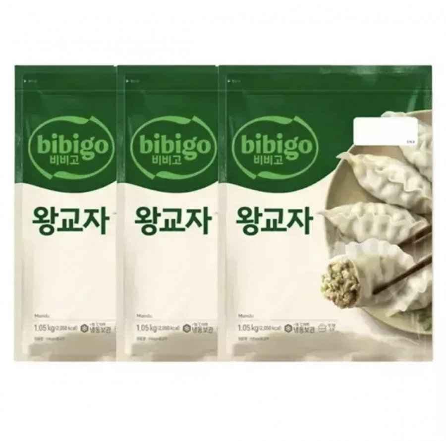 비비고 왕교자 1.05kg, 3개 (25,900원/무료) 티멤 21,910원